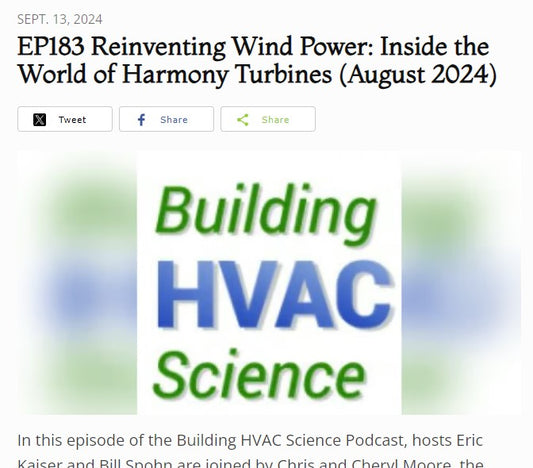 Harmony Turbines Recently Featured on a Podcast