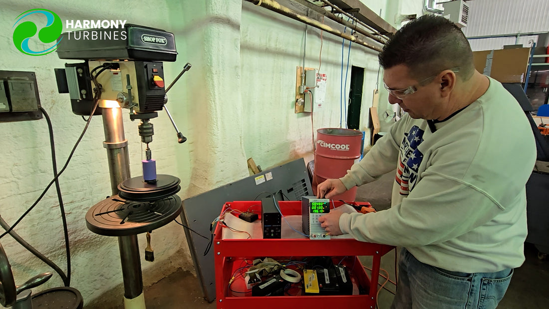 Drill Press Meets Wind Turbine