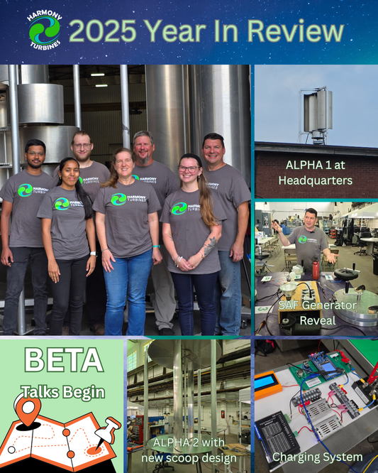 What a year it’s been at Harmony Turbines