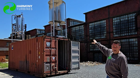Our Shipping Container Test System Just Got Its Second Turbine