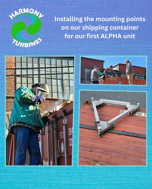 Mounting points are set and ready for two ALPHA Units!