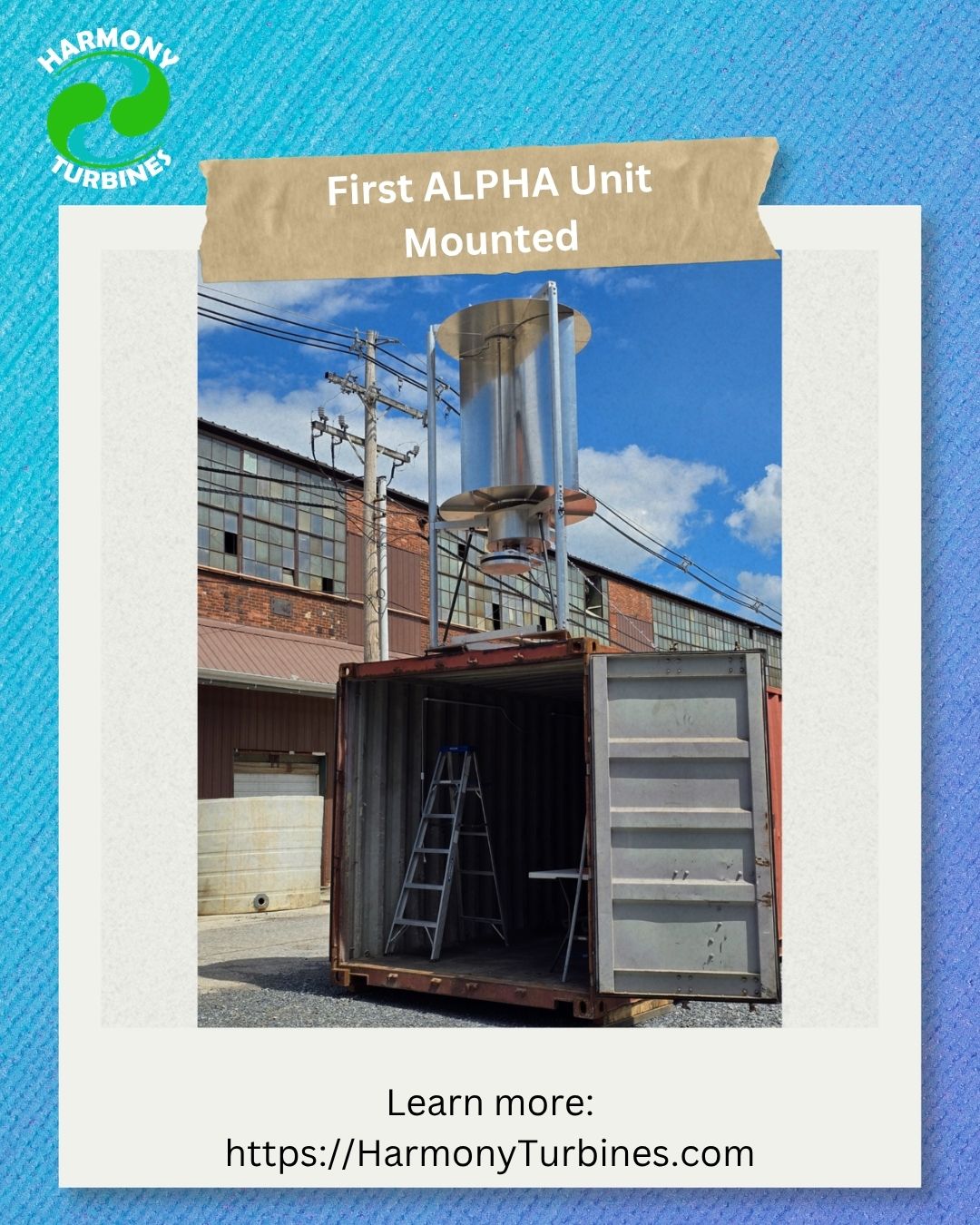 First of 2 ALPHA Units Mounted